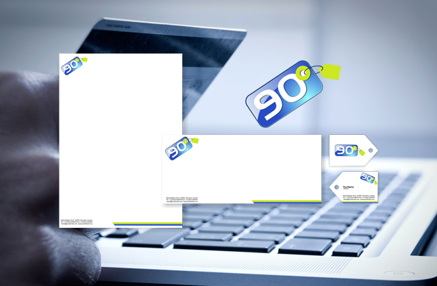 Online store logo design, e-commerce logo