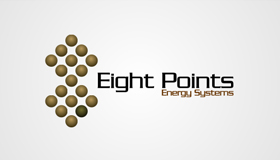 Alphago logo design, Solar energy logo design, Green energy logo