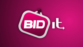 Bid logo, Live auction logo design