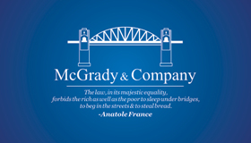 Law services logo, Bridge logo