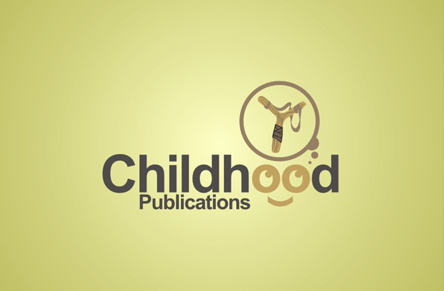 Childhood logo, Slingshot logo design