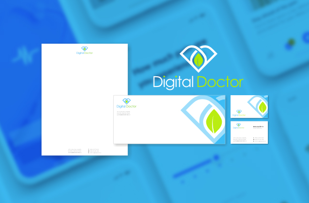 Health APP logo design, Health Management logo