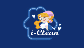 house maid logo, maid logo, room clean service logo