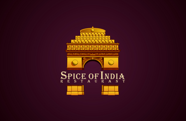 indian food logo, indian logo design