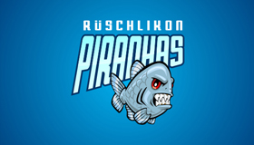 piranhas logo design, hockey team logo