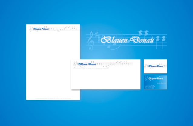 stave logo design, stave logo, music logo, blauen Donau logo, the blue Danube logo