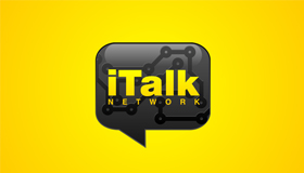 talk logo, talk bubble logo design