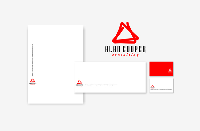 triangle logo, triangle logo design, consulting logo