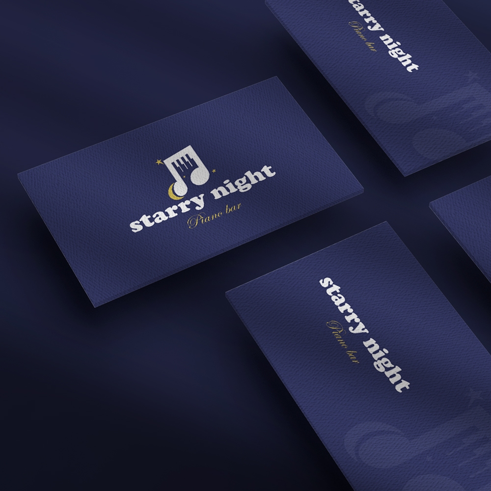 Piano bar logo design, Music logo.