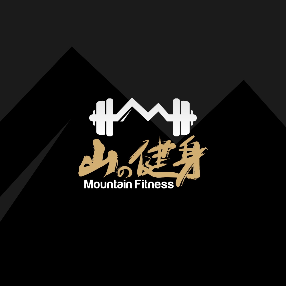 健身中心LOGO設計，山峰LOGO設計