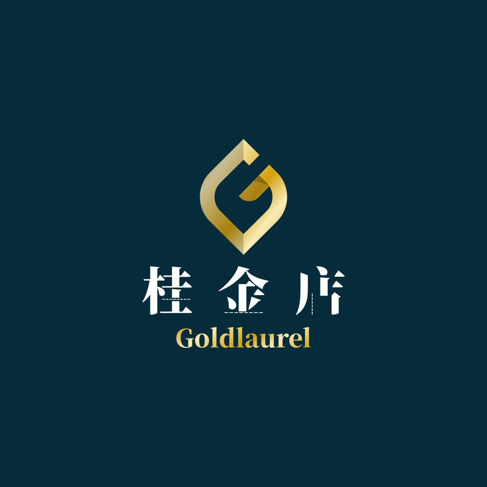 Retail of gold jewelry, Gold logo design, Initial G Logo design.