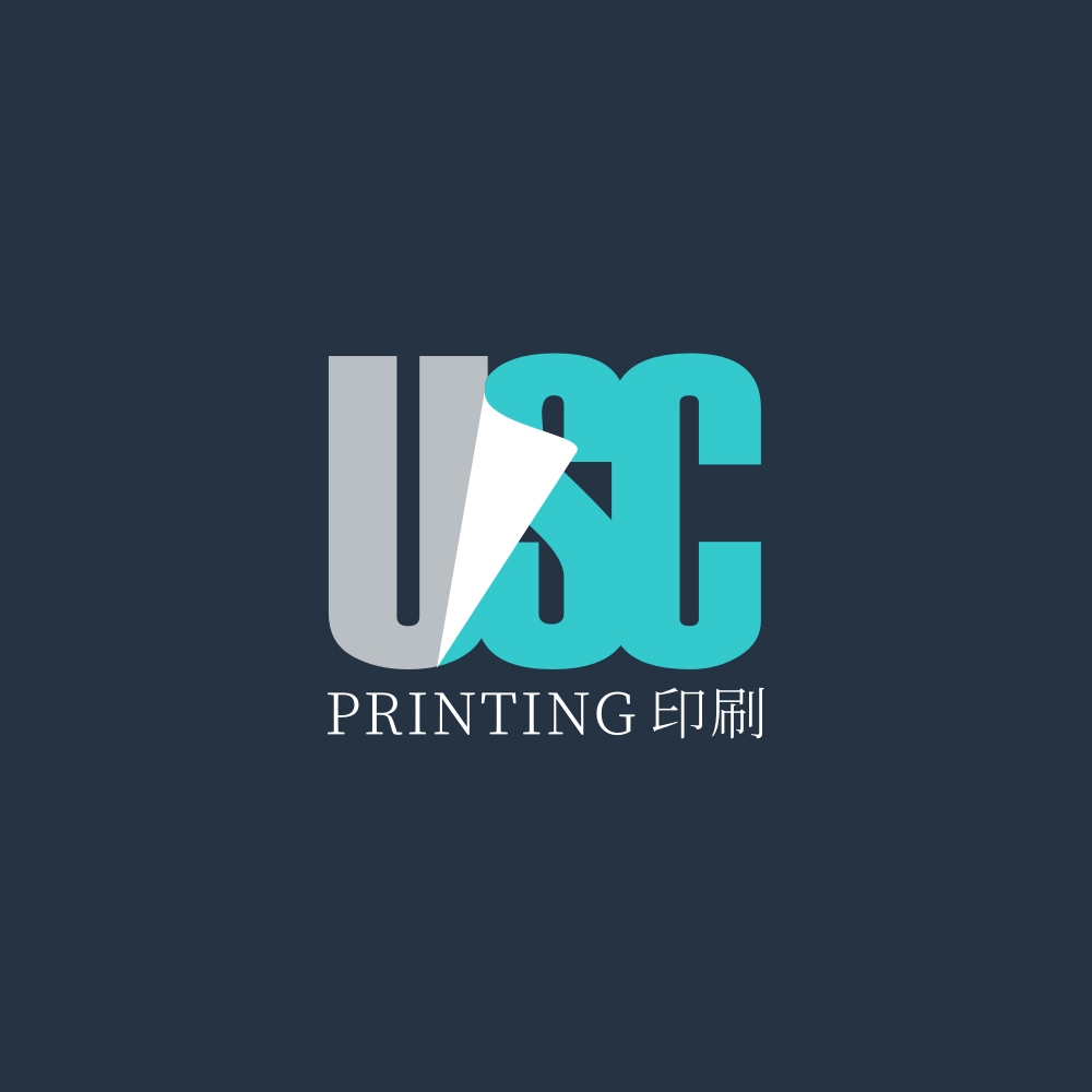 Printing company logo design, Paper page logo design.