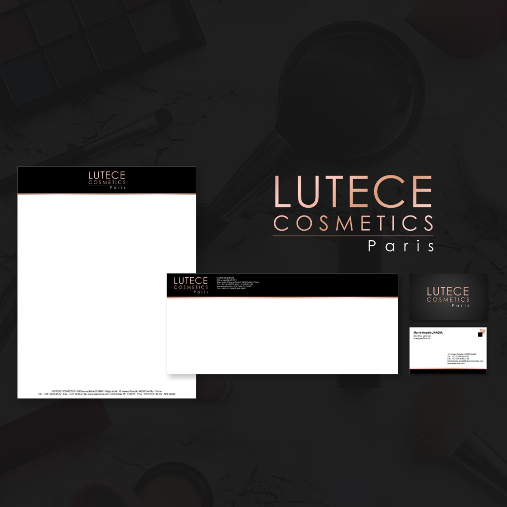 Make up products logo, Cosmetics logo design.