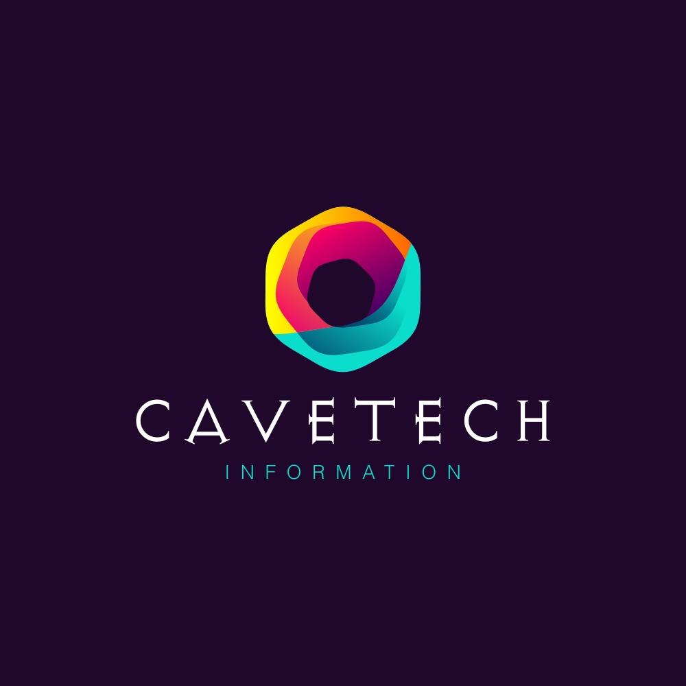 Cave diving support & information logo design.