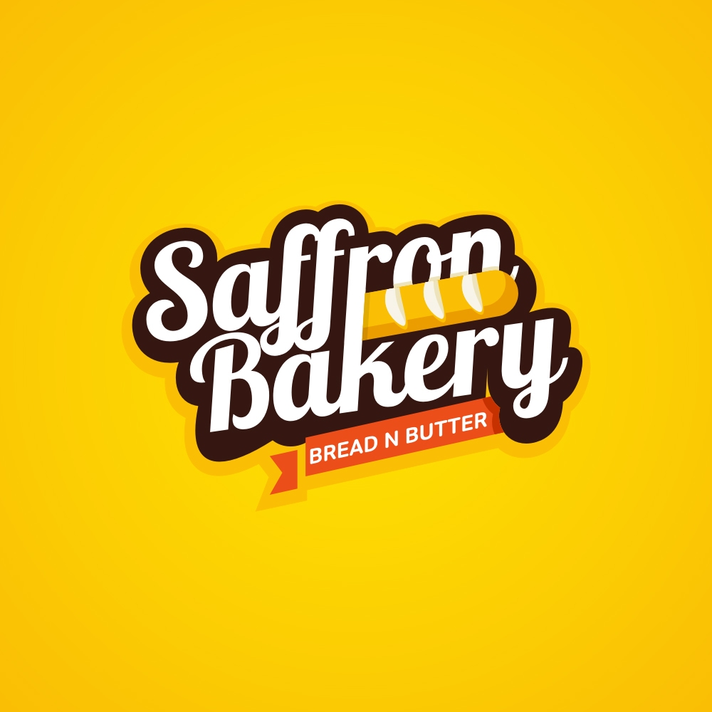 Bakery logo design, Baguette Logo design.