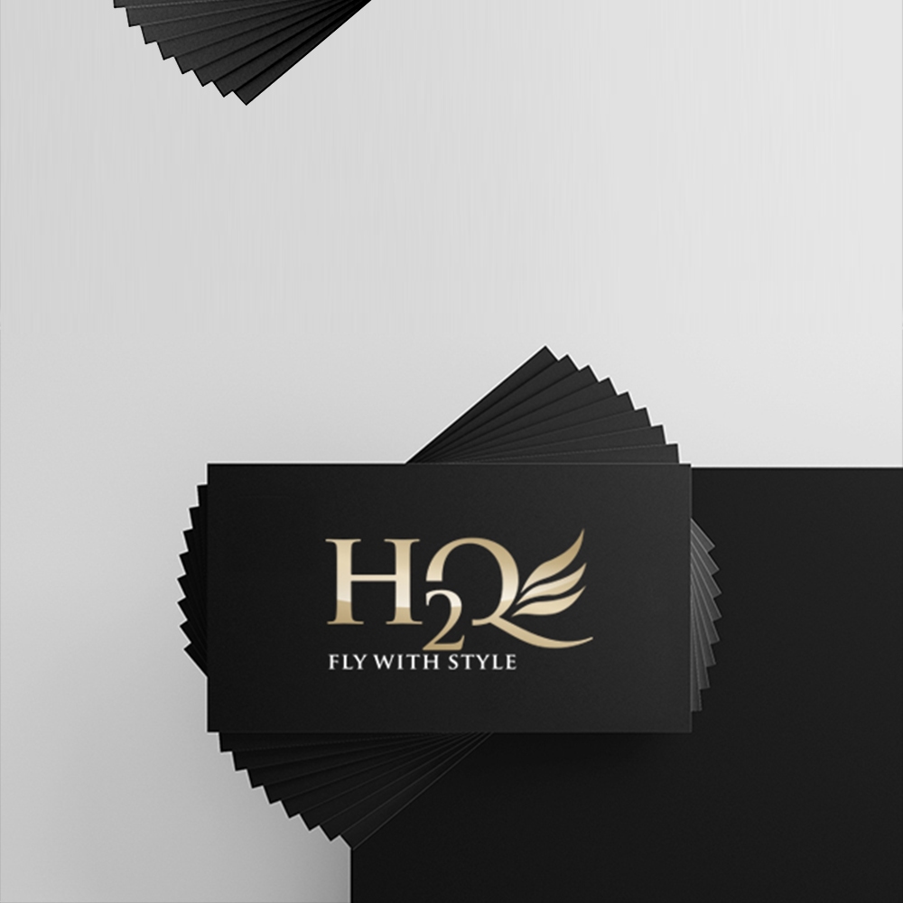 Private jet logo design, Luxury wings logo design